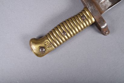 France. Sabre baïonnette Mle 1866 Chassepot...