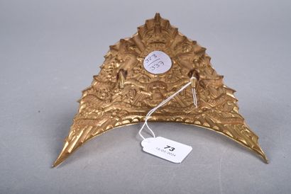 Plaque de schapska de lancier Anglais, complète...