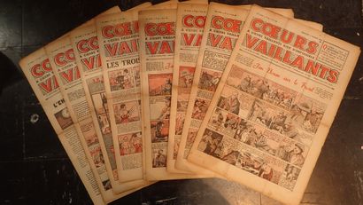 « Cœurs Vaillants» 10 numéros de l’hebdomadaire...