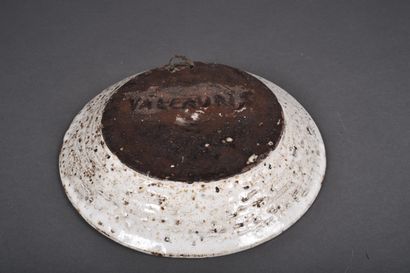 Albert THIRY (1932-2009). Hollow dish in...