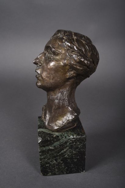 Francesco LA MONACA (1882-1937).
Bust of...