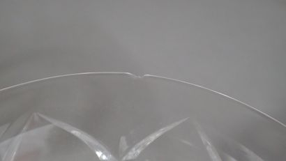 BACCARAT. Set of cut crystal glasses, Camargue...