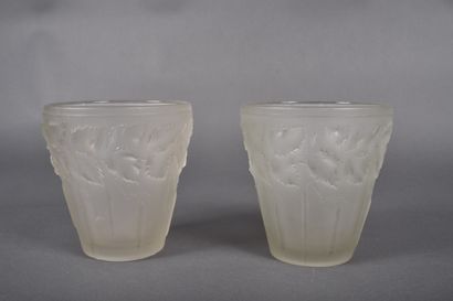Josef Inwald Barolac. Pair of Bohemian vases...