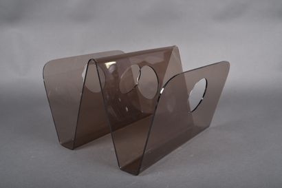 Michel DUMAS for ROCHEBOBOIS. Smoked Plexiglas...