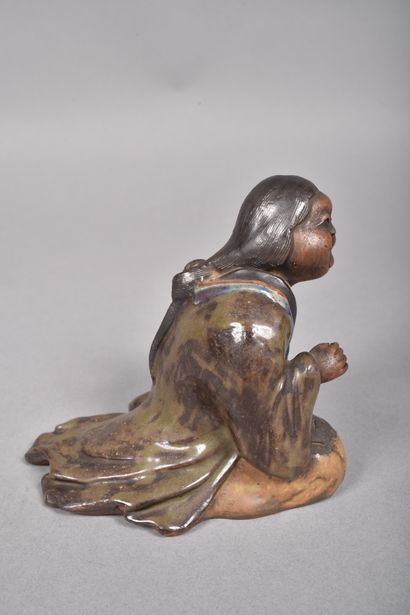 Japan, Taisho-Showa period
Two polychrome...