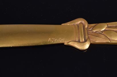 A Ferlet letter opener. Art Nouveau. A F....