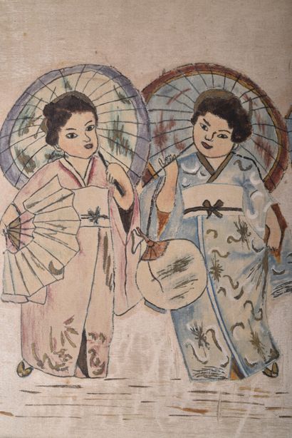 Japan, late 19th century
Print depicting...