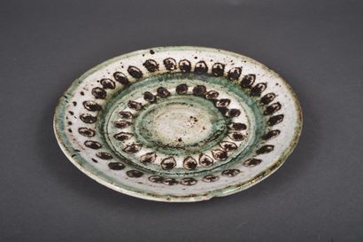 Albert THIRY (1932-2009). Hollow dish in...