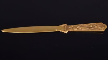 A Ferlet letter opener. Art Nouveau. A F....