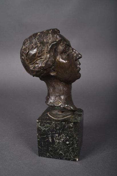 Francesco LA MONACA (1882-1937).
Bust of...