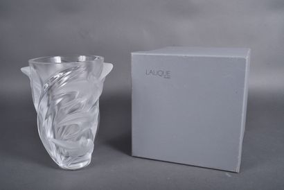 LALIQUE France. Satin-finish molded pressed...