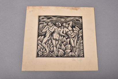 Ellen Luft, 20th-century German school. Four...