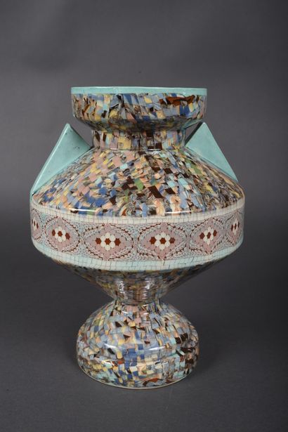 Jean GERBINO (1876-1966) in Vallauris. Vase...