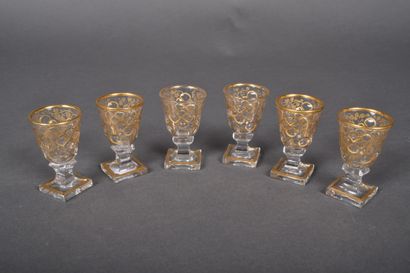 BACCARAT, attributed to. Part of a service...