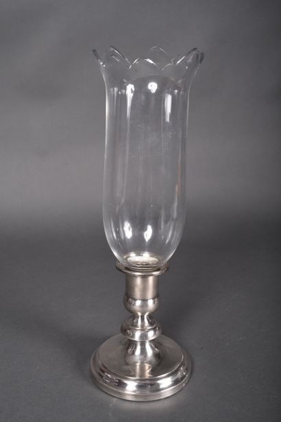 CHRISTOFLE and BACCARAT. Large Baccarat crystal...