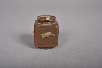 Japan, Meiji period
Small sentoku bronze...
