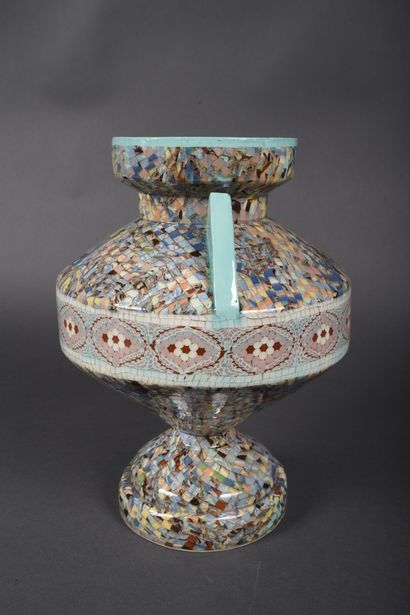 Jean GERBINO (1876-1966) in Vallauris. Vase...