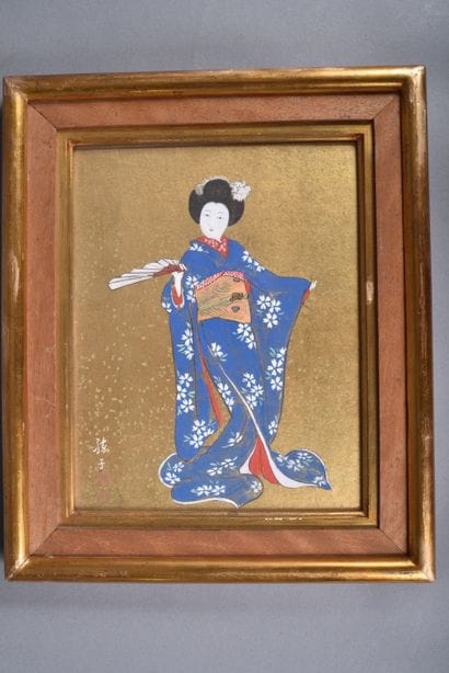 Japan, 20th century
Small color painting...