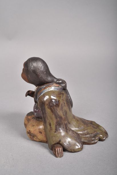 Japan, Taisho-Showa period
Two polychrome...