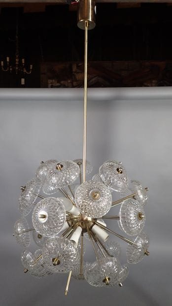 Paolo VENINI, in the taste of. Sputnik chandelier...