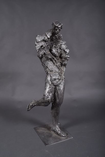 Patrick HERVELIN (born 1948). Cast-aluminum...
