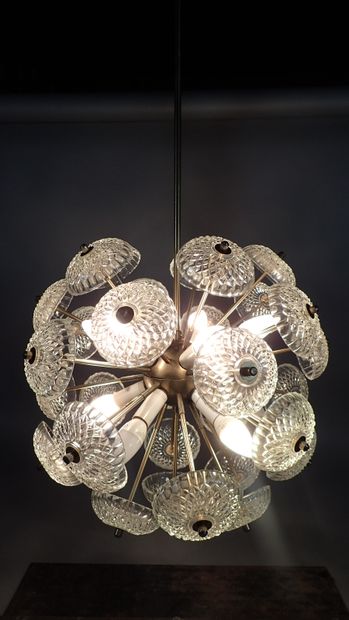 Paolo VENINI, in the taste of. Sputnik chandelier...