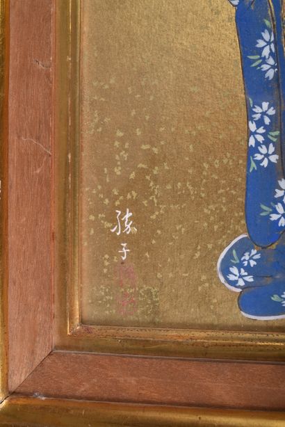 Japan, 20th century
Small color painting...