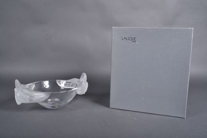 LALIQUE France. Partially satin-finished...