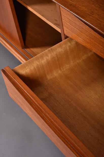 OSWALD VERMAERCKE for V-Form. Teak sideboard...
