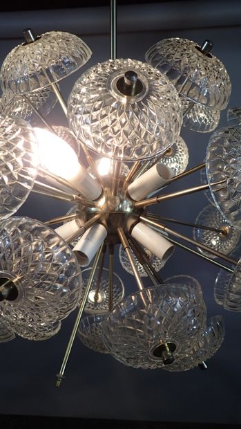 Paolo VENINI, in the taste of. Sputnik chandelier...