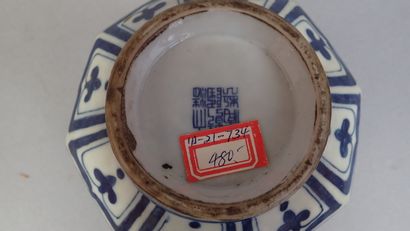 China 19th century
Octagonal bowl with cut...