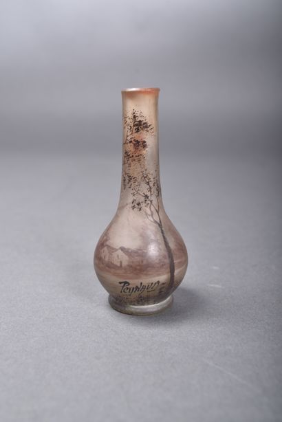 Jean SIMON PEYNAUD (1869-1952). Enameled...