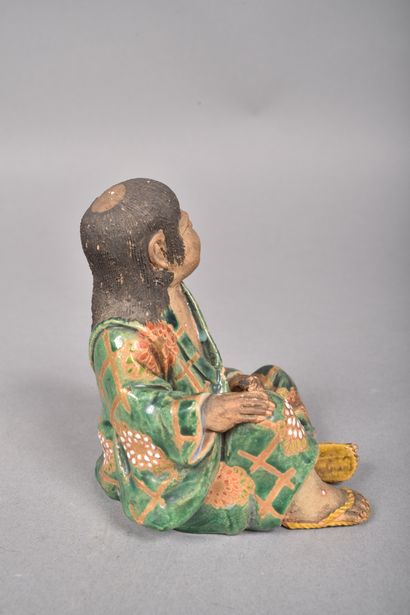 Japan, Taisho-Showa period
Two polychrome...