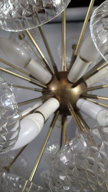 Paolo VENINI, in the taste of. Sputnik chandelier...