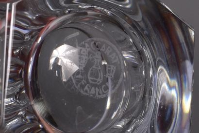 BACCARAT. Part of a service of flat-rimmed...