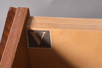 OSWALD VERMAERCKE for V-Form. Teak sideboard...