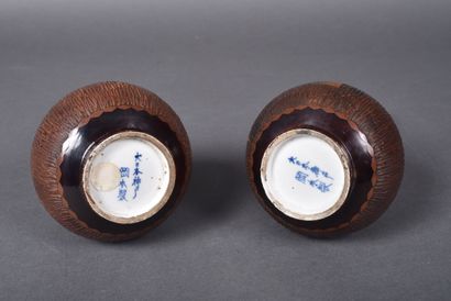 Japan, Kobe, Meiji period (1868-1912). Pair...