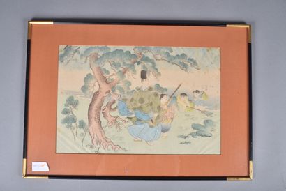 Japan, late 19th century
Print depicting...