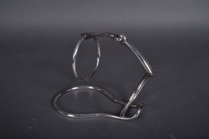 HERMES. Silver-plated bottle-holder in the...