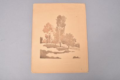 In the style of André Barbier (1883-1970)....