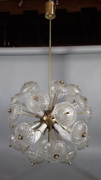 Paolo VENINI, in the taste of. Sputnik chandelier...