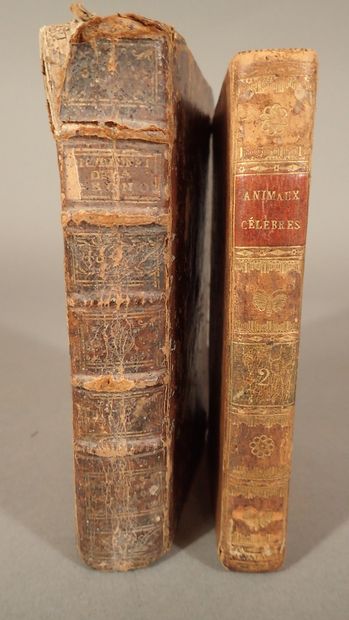 Lot de deux volumes plein-veau in-12 comprenant...