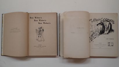 LES VEBER'S, 2 volume in-4, reliés, toilés...