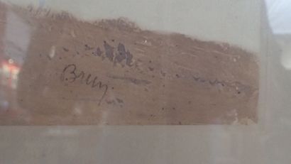 Brun, XXème siècle. 