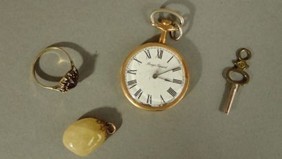Ensemble comprenant : 
- une bague 