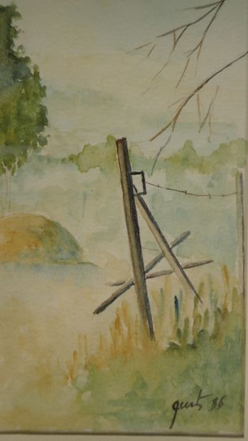 Lot de 2 gravures comprenant :
- D'après...