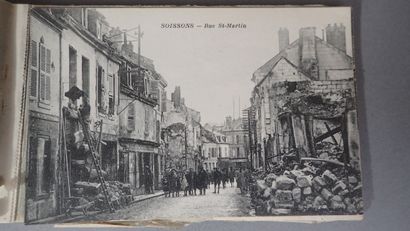 Collection de cartes postales en vrac et...