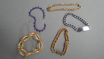 Fort lot de bijoux fantaisies comptre notamment...