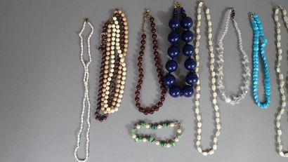 Fort lot de bijoux fantaisies comptre notamment...