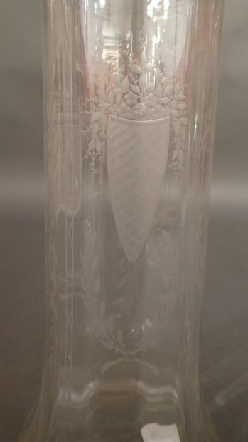 LEGRAS-MONTJOYE, attribué à. Grand vase en...